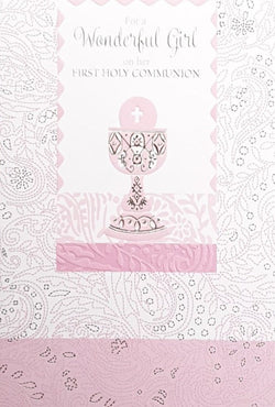 Communion Card - Girl