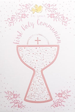 Communion Card - Girl