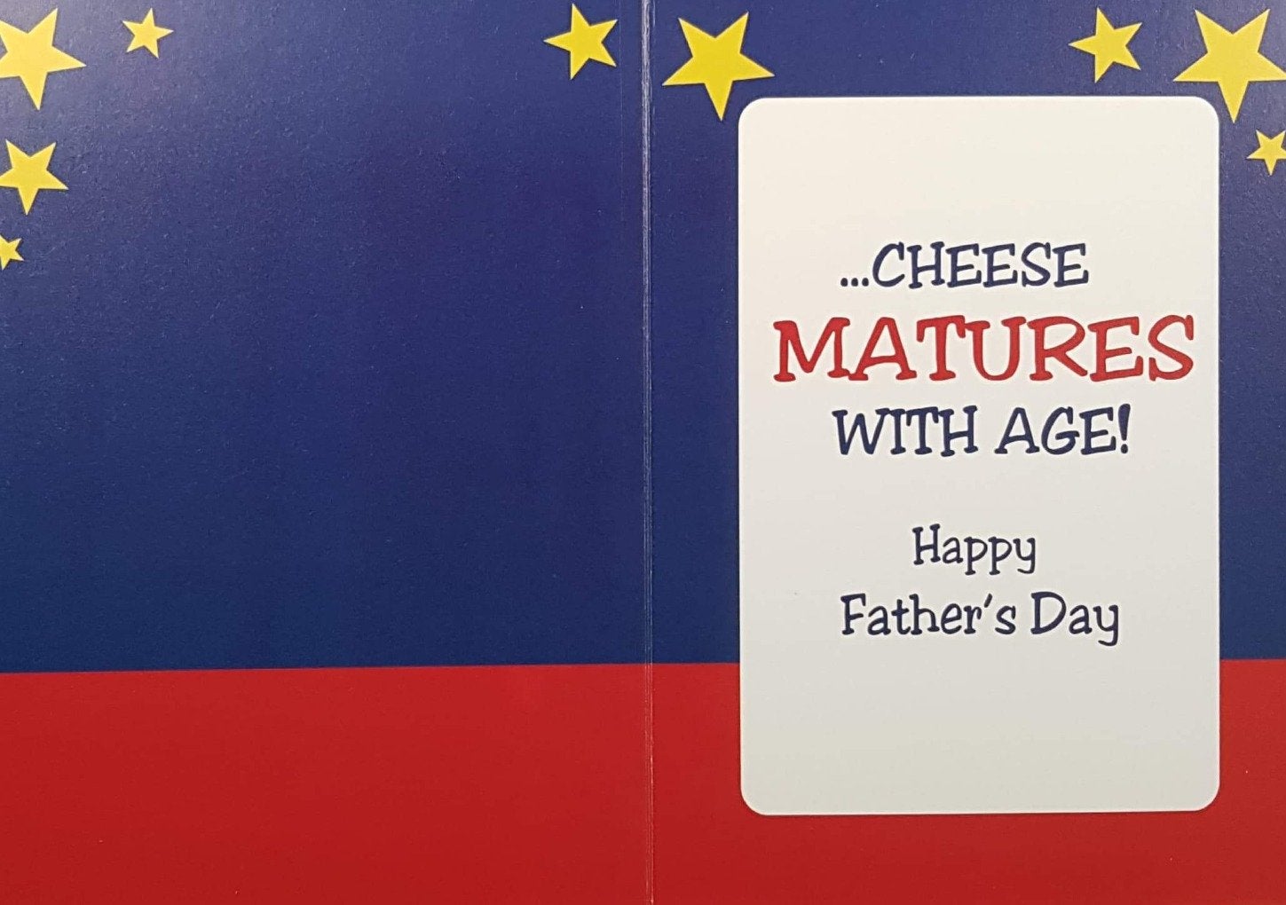 Fathers Day Card - Humour / Difference Between You & Mouse Sitting On Cheese - Watermark