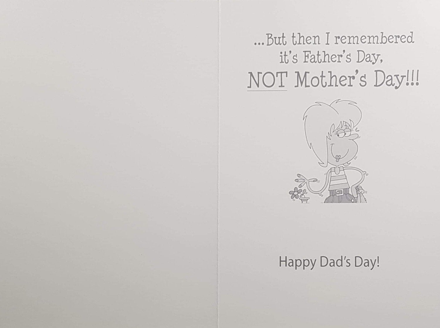 Fathers Day Card - Humour / Dad Wearing The 