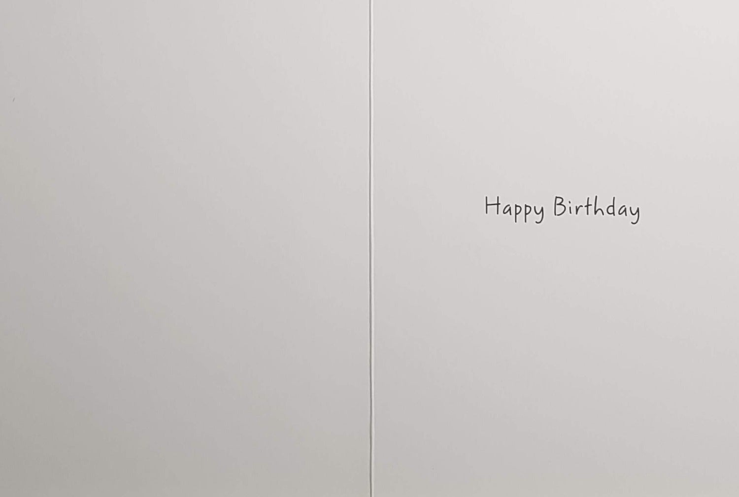 Birthday Card - Humour / Two Words...