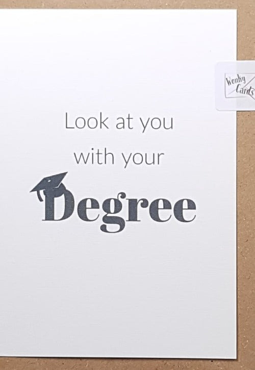 Graduation Card - Humour Recyclable and Eco Friendly Card