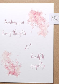 Sympathy Card Recyclable and Eco Friendly Card