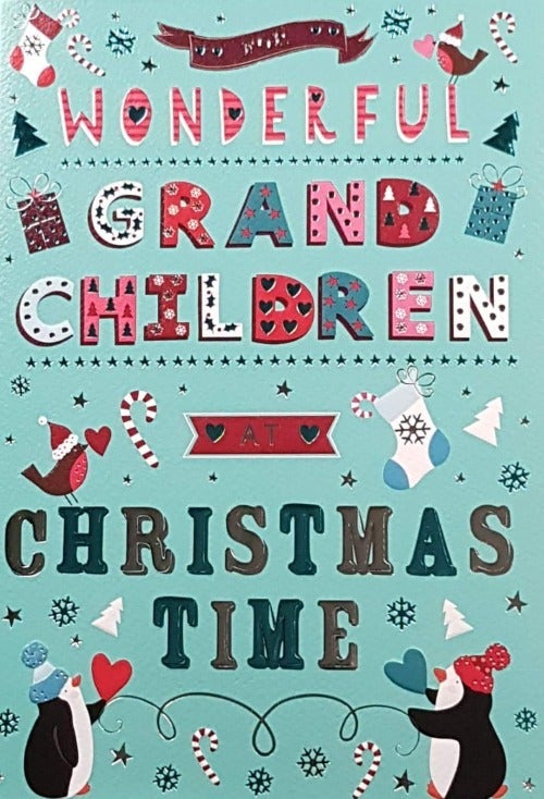 grandchildren christmas card