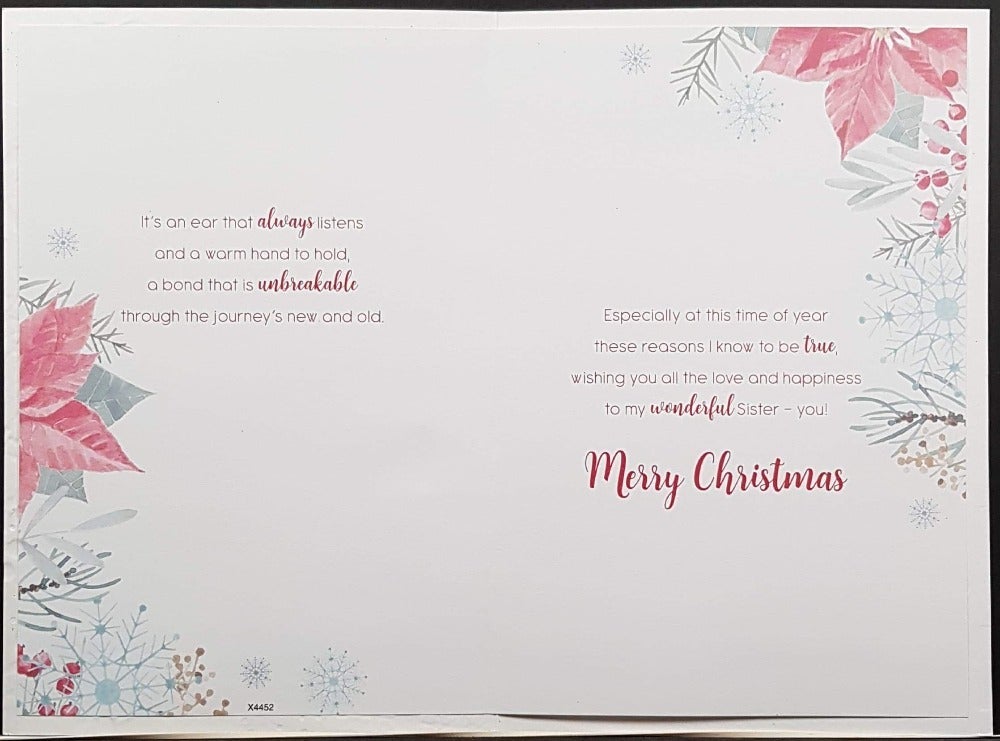 sister christmas card