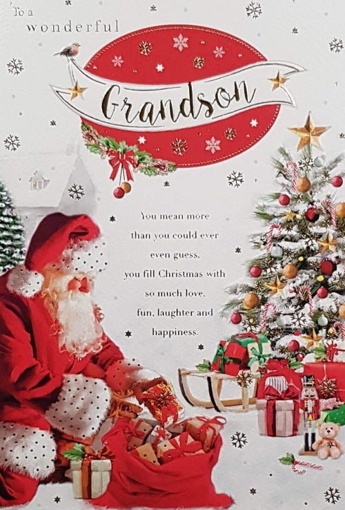 grandson christmas card