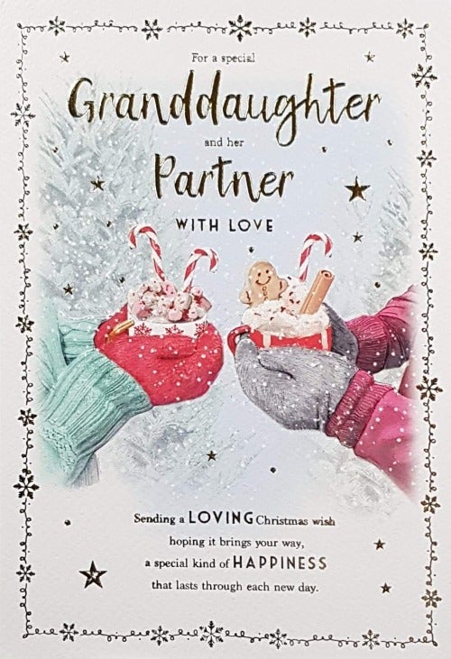 Granddaughter And Partner Christmas Card