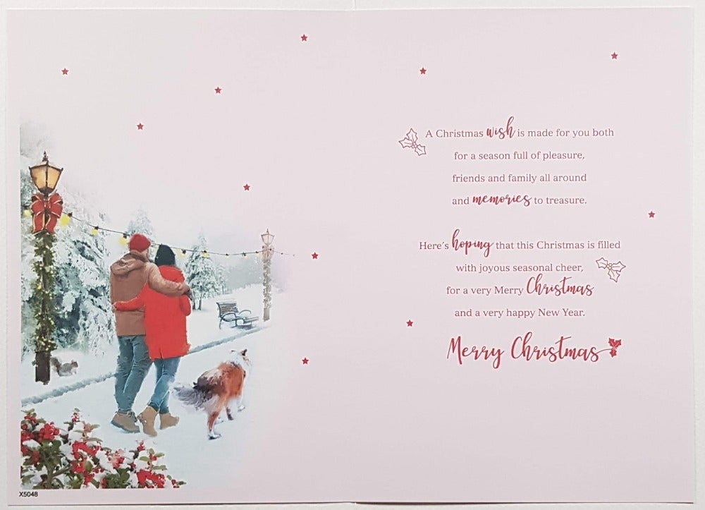 Daughter And His Fiancee Christmas Card