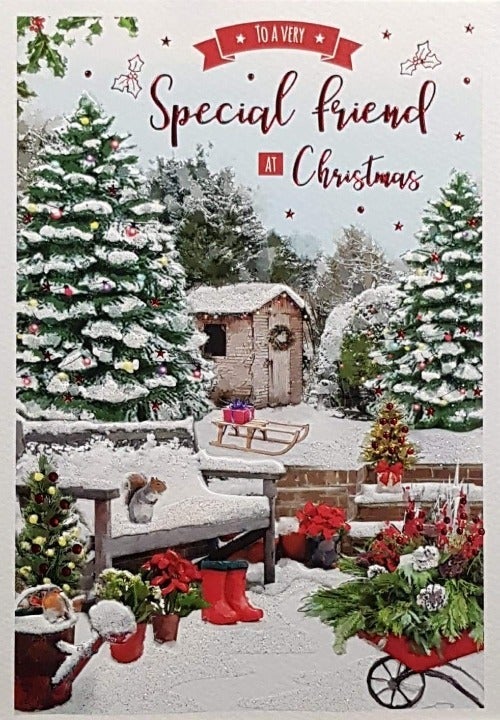 special friend christmas card