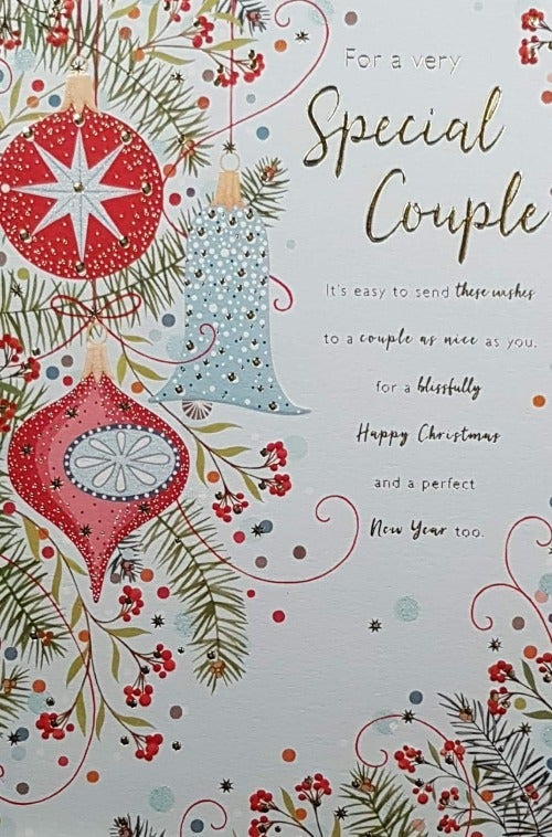 special couple christmas card