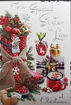 Sister In Law Christmas Card
