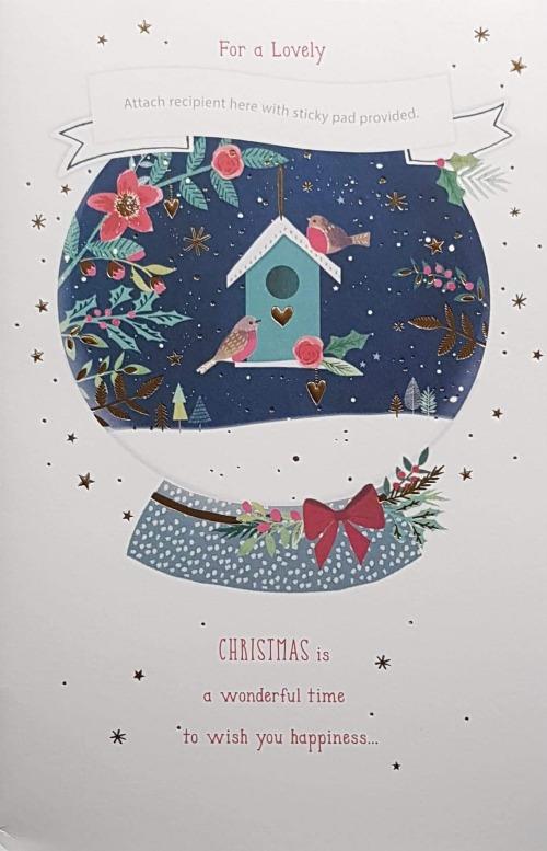 Granddaughter Personalised Christmas Card