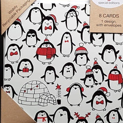 Charity Christmas Card - Pack / Focus Ireland & Happy Penguins