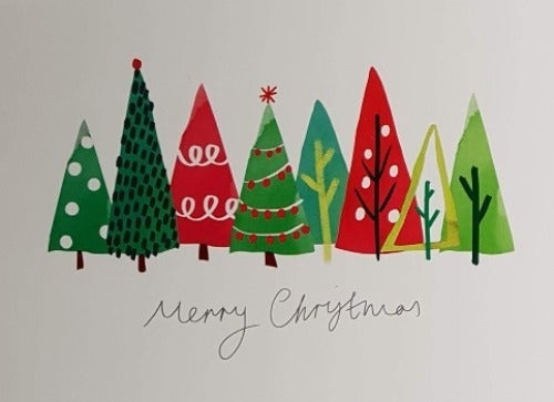 Charity Christmas Card (In Irish & English) - Cello / Children's Health Foundation & Eight Christmas Trees