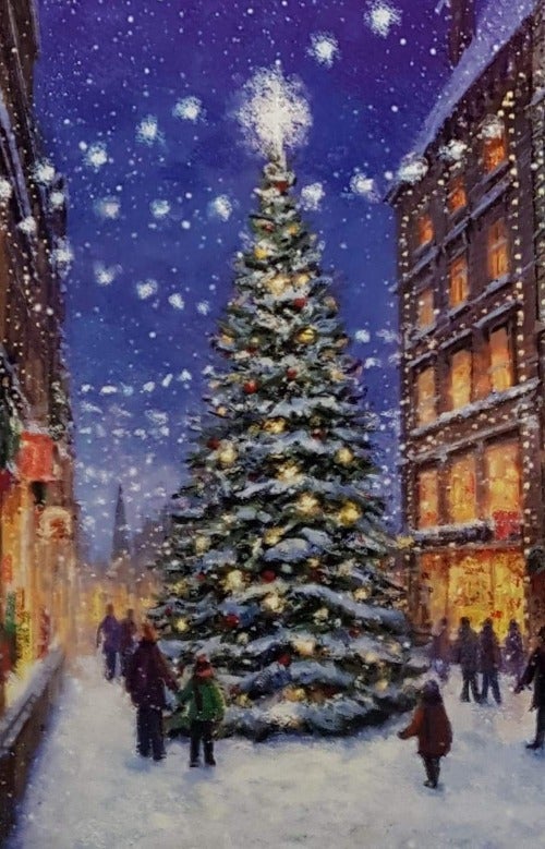 Charity Christmas Card (In Irish & English) - Cello / Children's Health Foundation & Big Christmas Tree