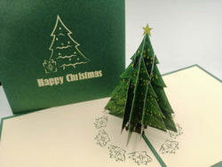 Christmas Pop Up Card - Cosy Christmas Tree