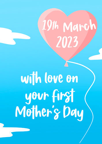 First Mothers Day Card Personalisation