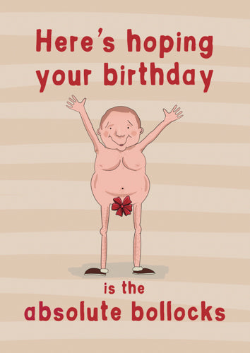 Humour Male Birthday Card Personalisation