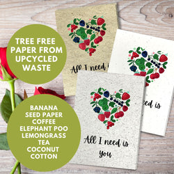 Cutie One I Love Card - All I Need Is You