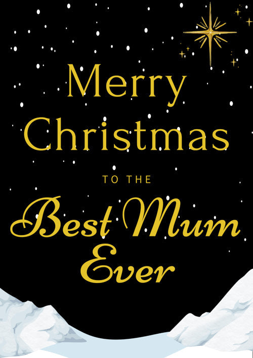 Mum Christmas Card Personalisation