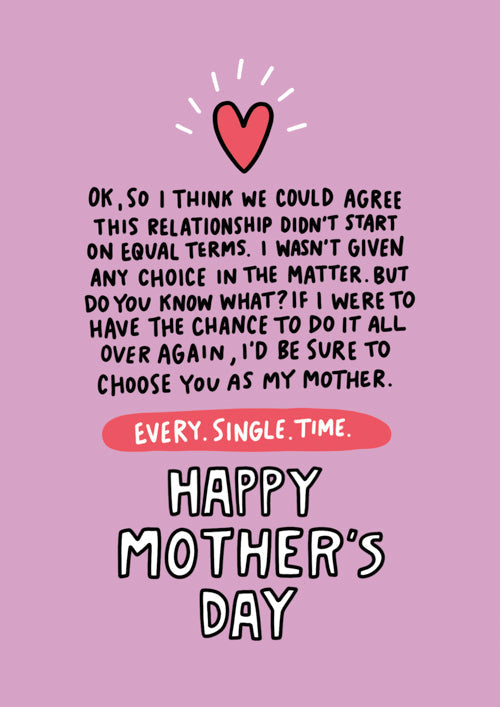 Funny Mothers Day Card Personalisation