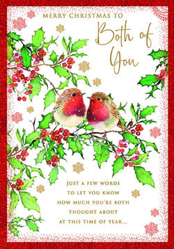 Both Of You Christmas Card