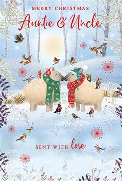 Auntie And Uncle Christmas Card