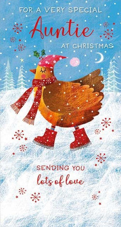 Auntie Christmas Card