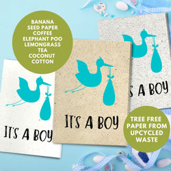 New Baby Card - It's a Boy!