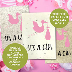 New Baby Card - It's a Girl!