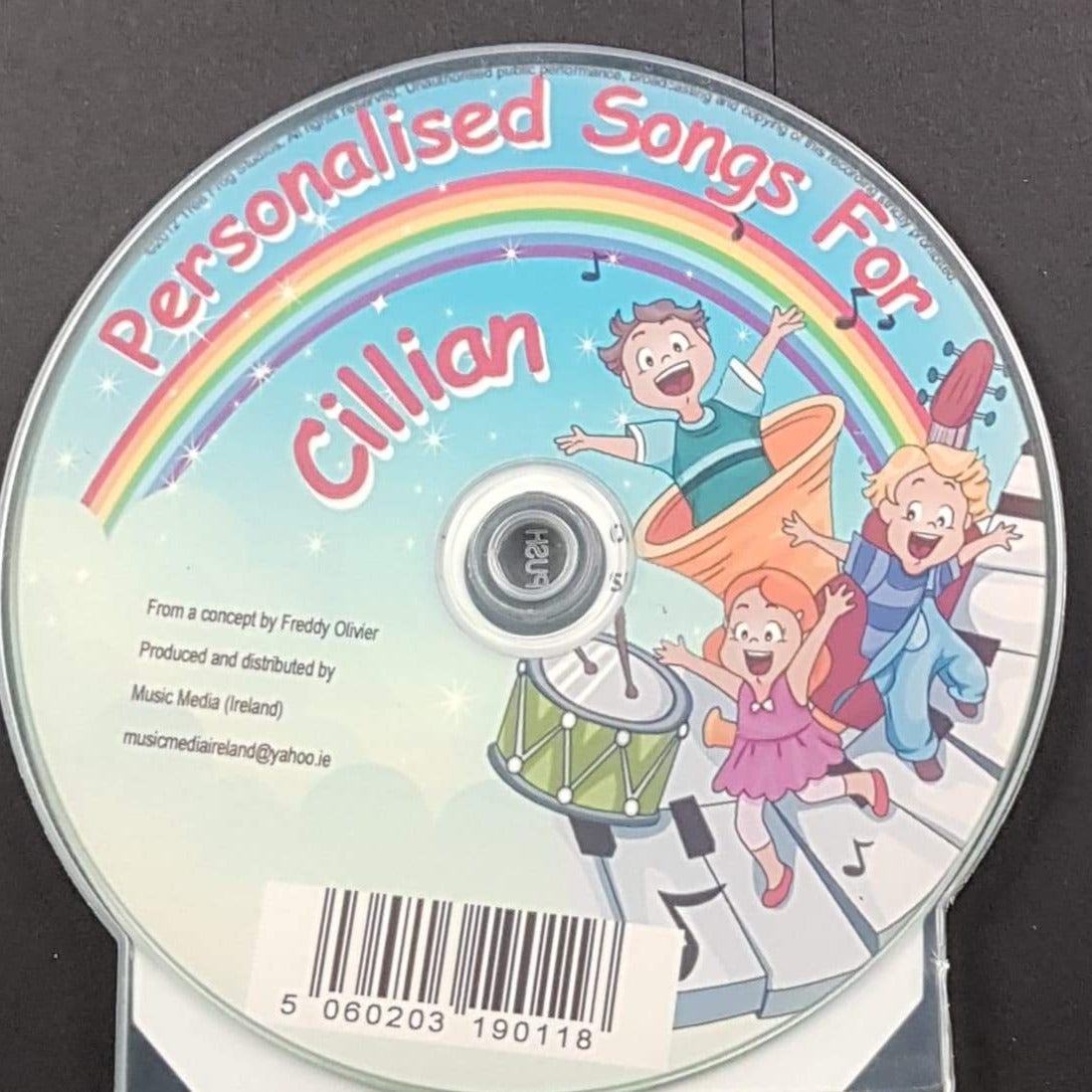 CD - Personalised Children's Songs / Cillian
