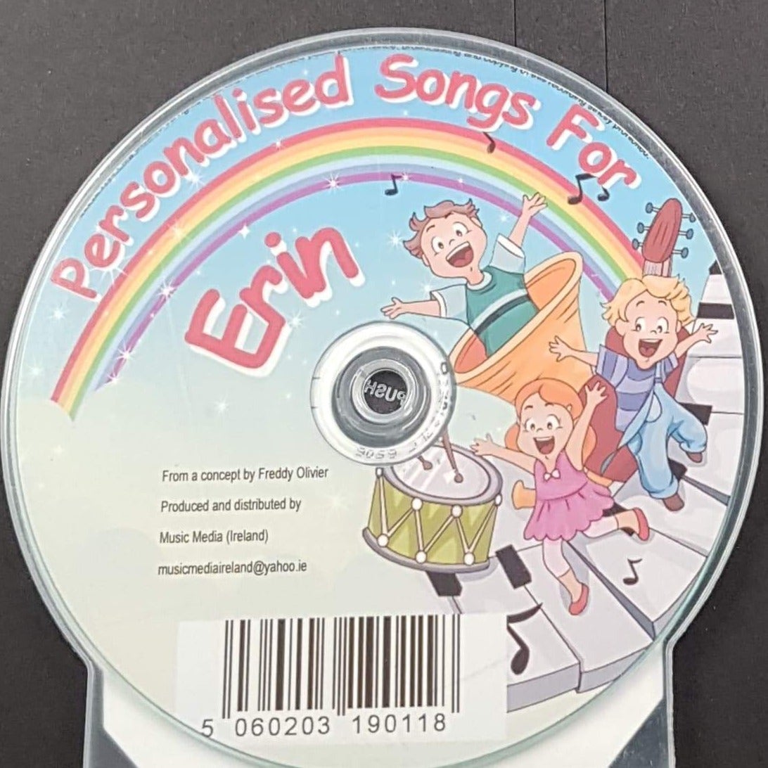 CD - Personalised Children's Songs / Erin