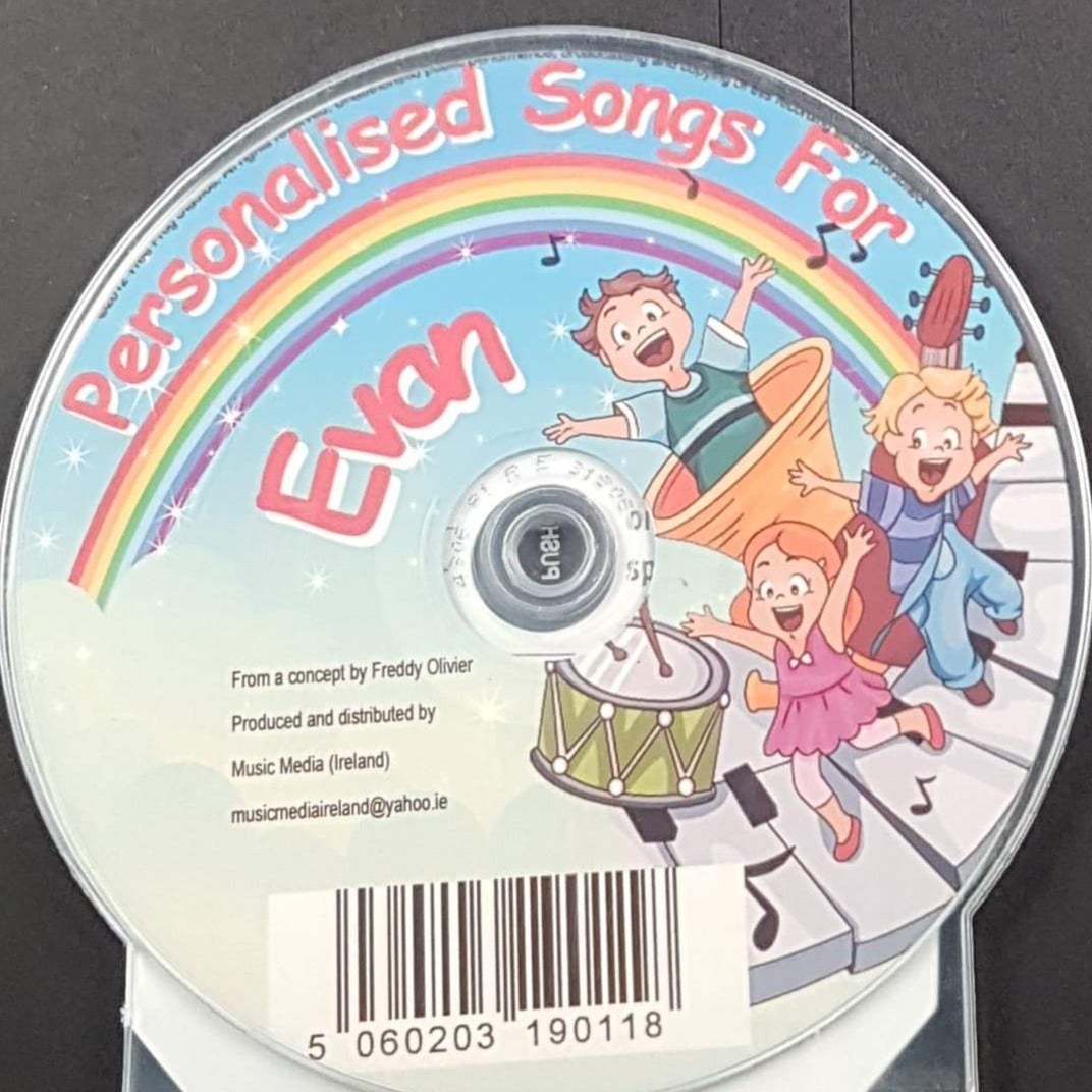 CD - Personalised Children's Songs / Evan