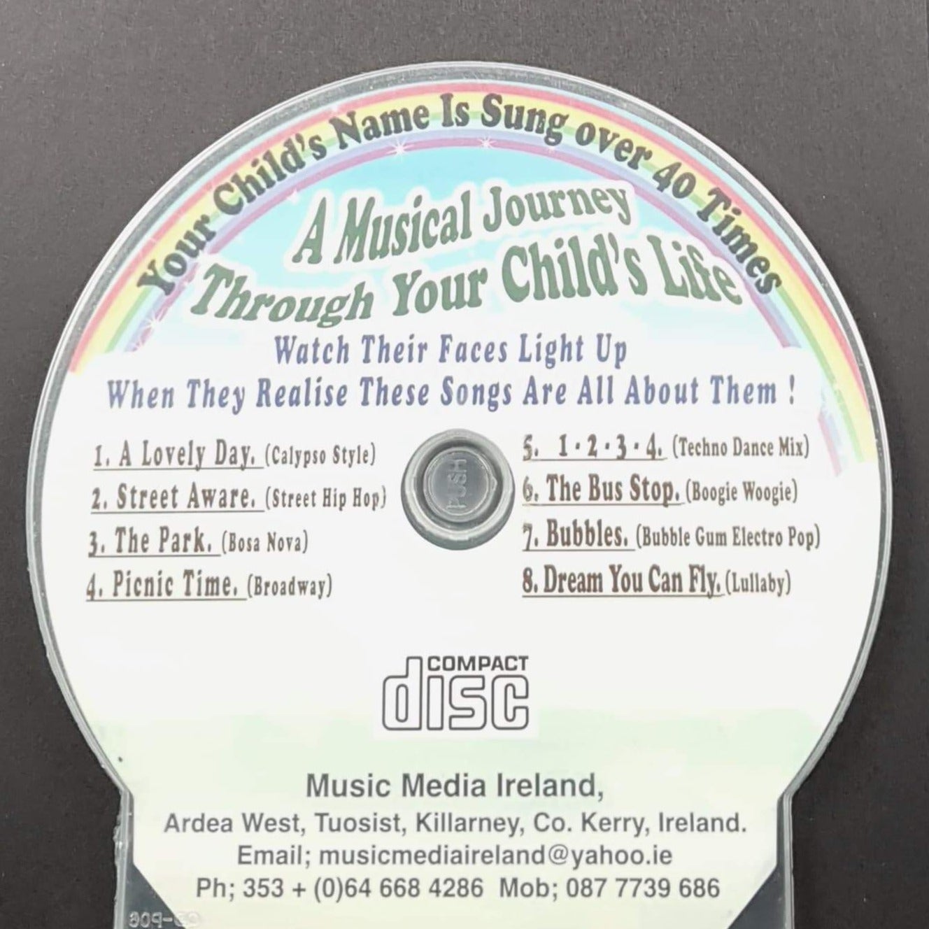 CD - Personalised Children's Songs / Erin