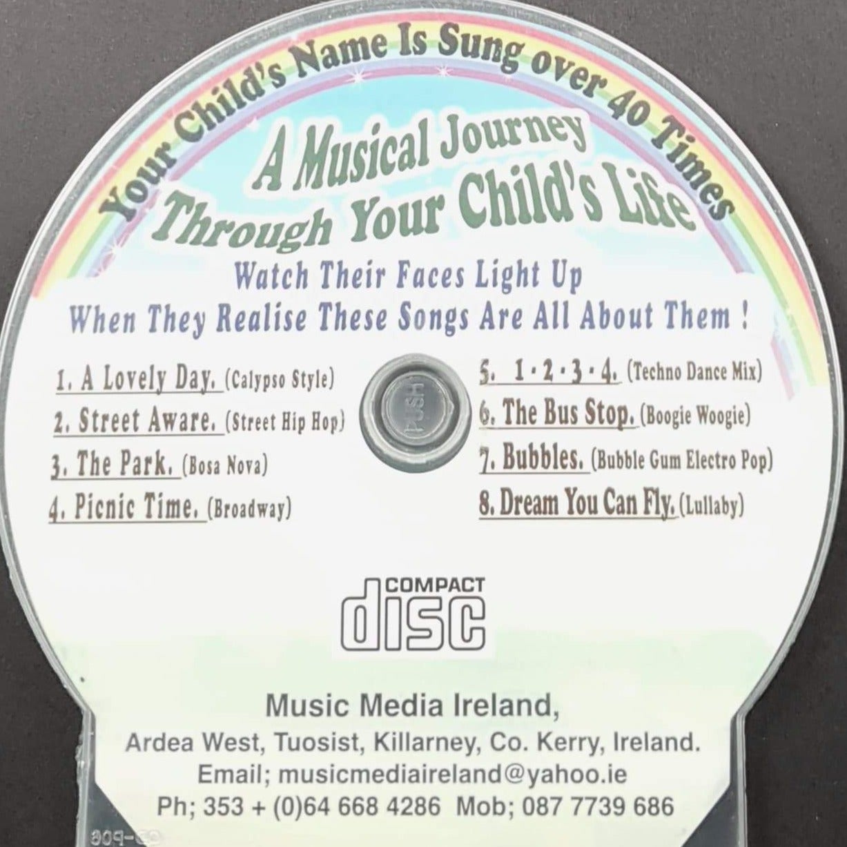 CD - Personalised Children's Songs / Ellie
