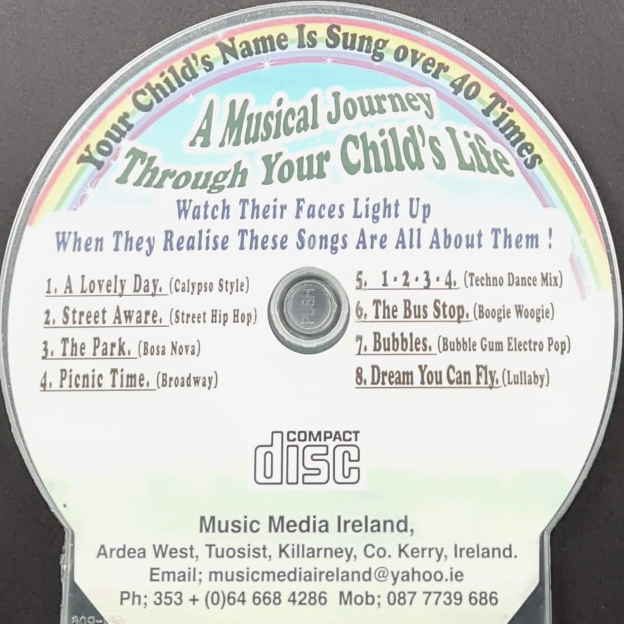 CD - Personalised Children's Songs / Dara