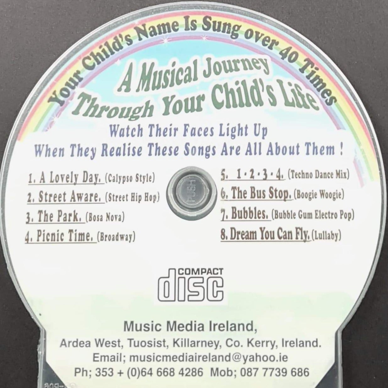 CD - Personalised Children's Songs / Jake