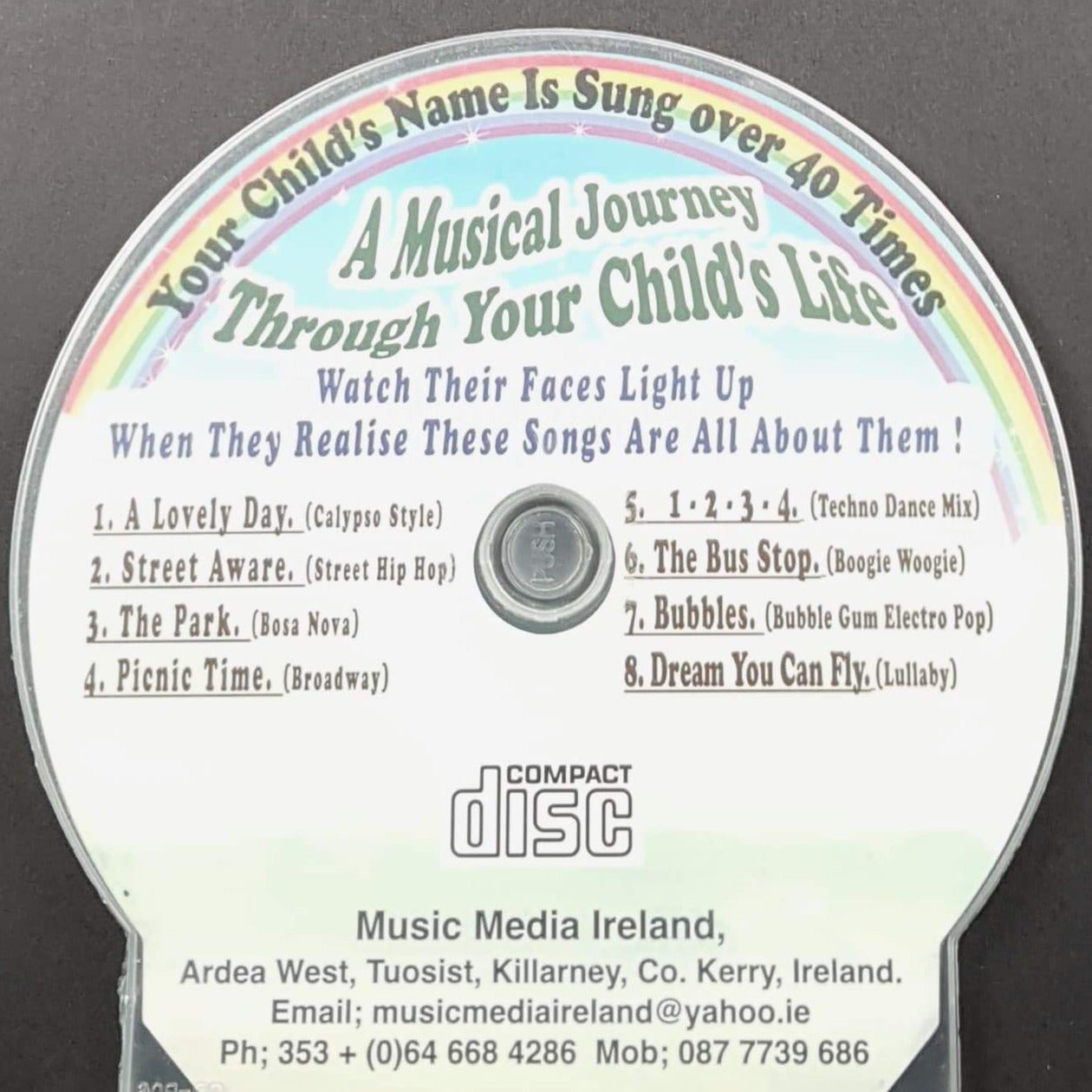CD - Personalised Children's Songs / Caitlin