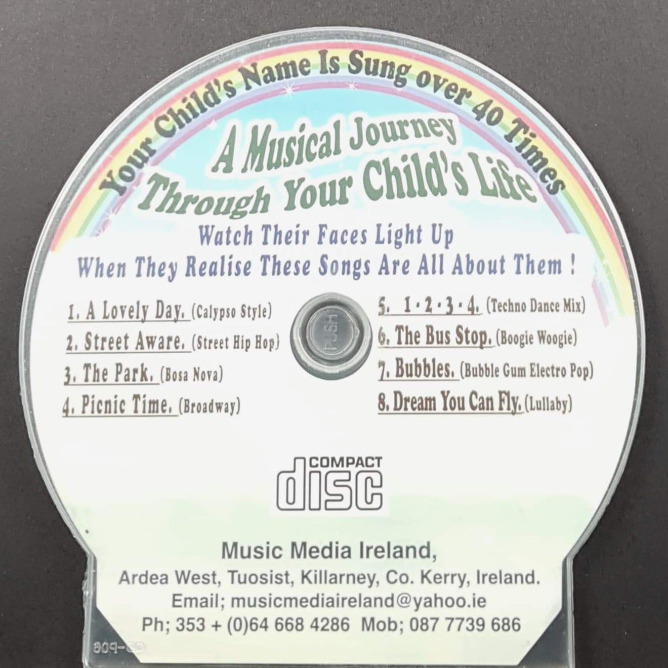 CD - Personalised Children's Songs / Bobby