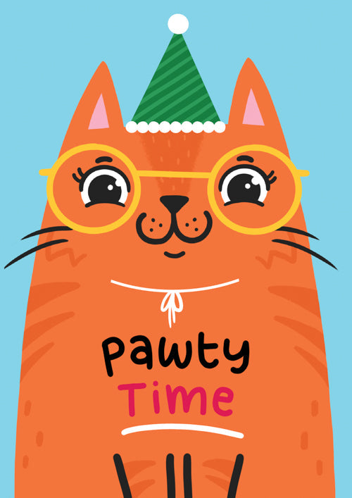 Pet Cat Birthday Card Personalisation