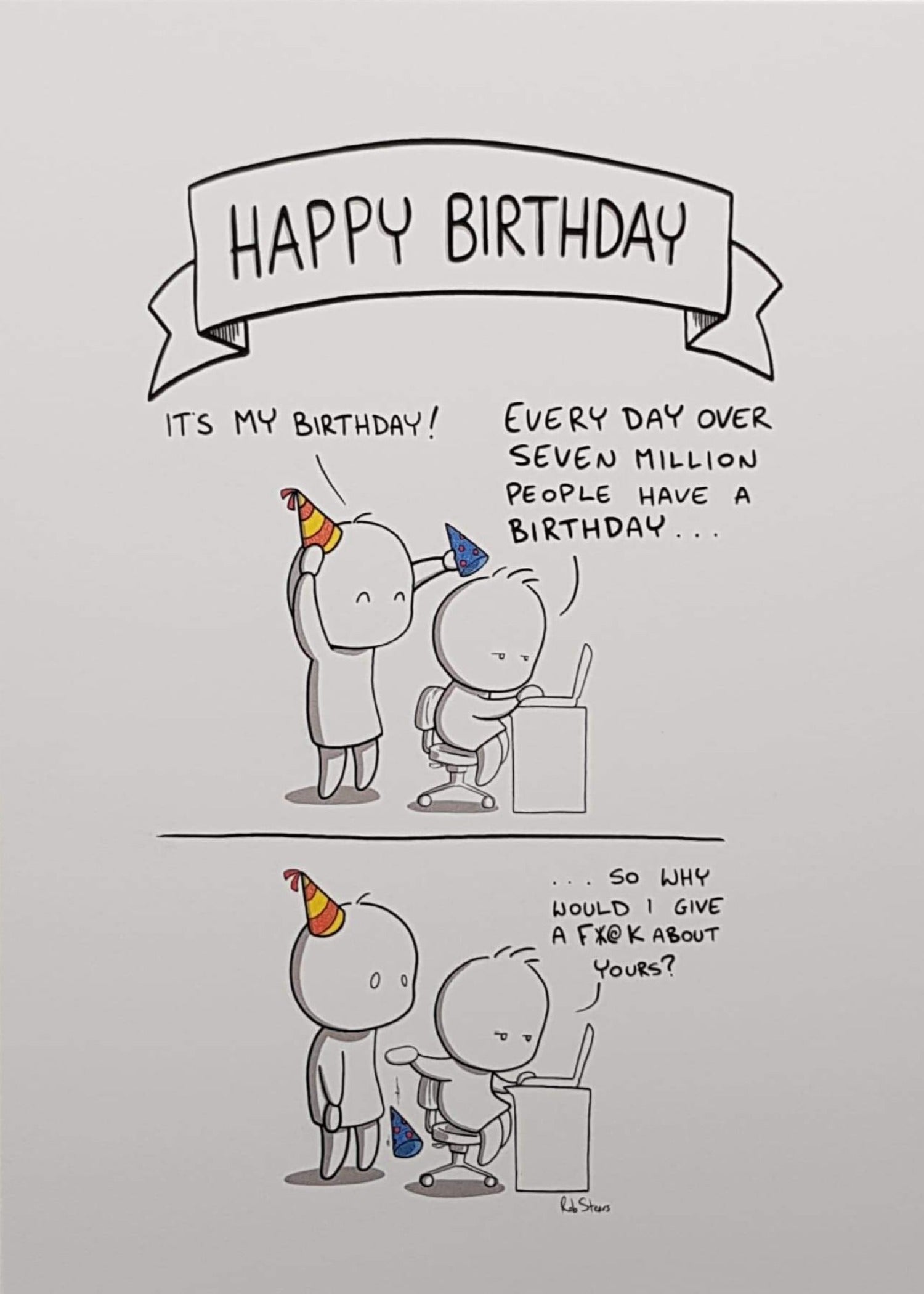 Birthday Card - 'It's My Birthday!' (Humour)