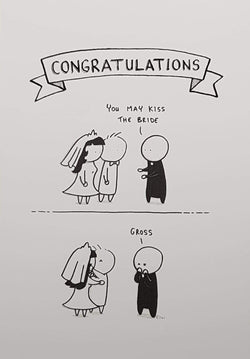 Wedding Card - 'You May Kiss The Bride'