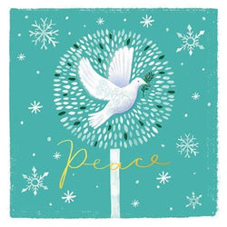 Blank Christmas Card - Almanac XMAS Art / Peace