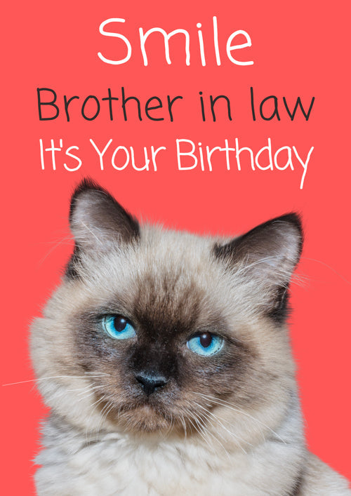 Brother In Law Birthday Card Personalisation
