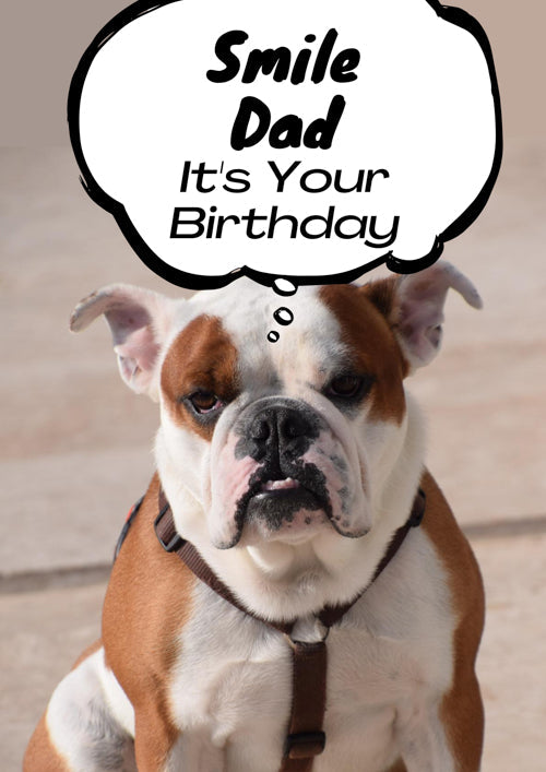Dad Birthday Card Personalisation