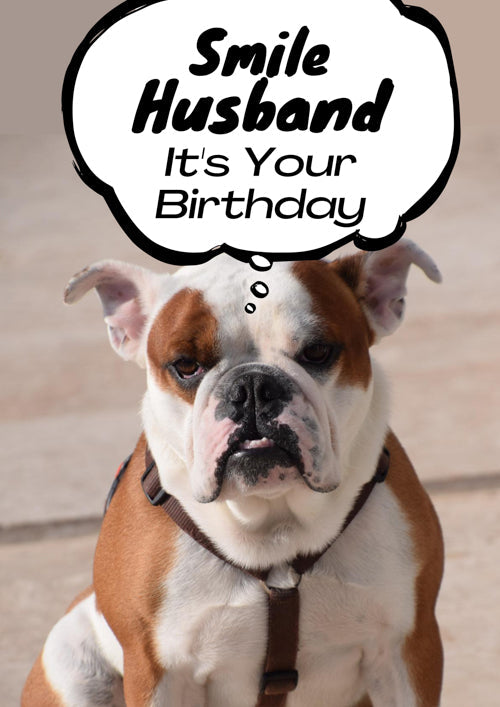 Husband Birthday Card Personalisation
