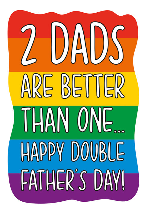LGBTQ+ Dads Fathers Card Personalisation