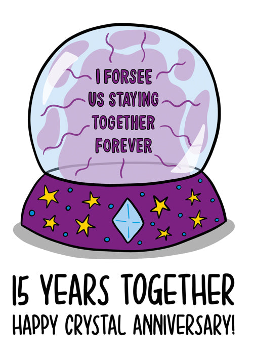 15th Anniversary Card Personalisation