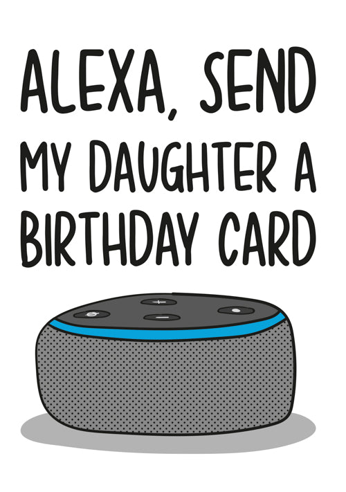 Humour Daughter Birthday Card Personalisation