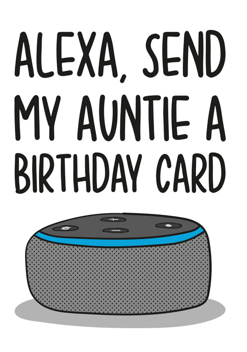 Humour Auntie Birthday Card Personalisation